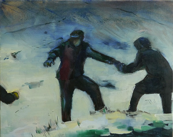 Storm II , schilderij
