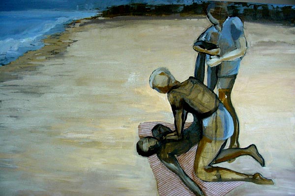 drenkeling 1, schilderij